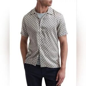 Reiss Men's Short-Sleeve Button-Down Shirt